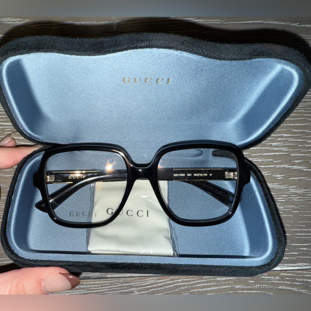 Gucci Black Square Glasses